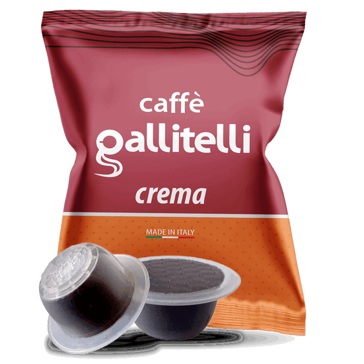 100 Capsule Compatibili Bialetti – Caffè Gallitelli Miscela Crema