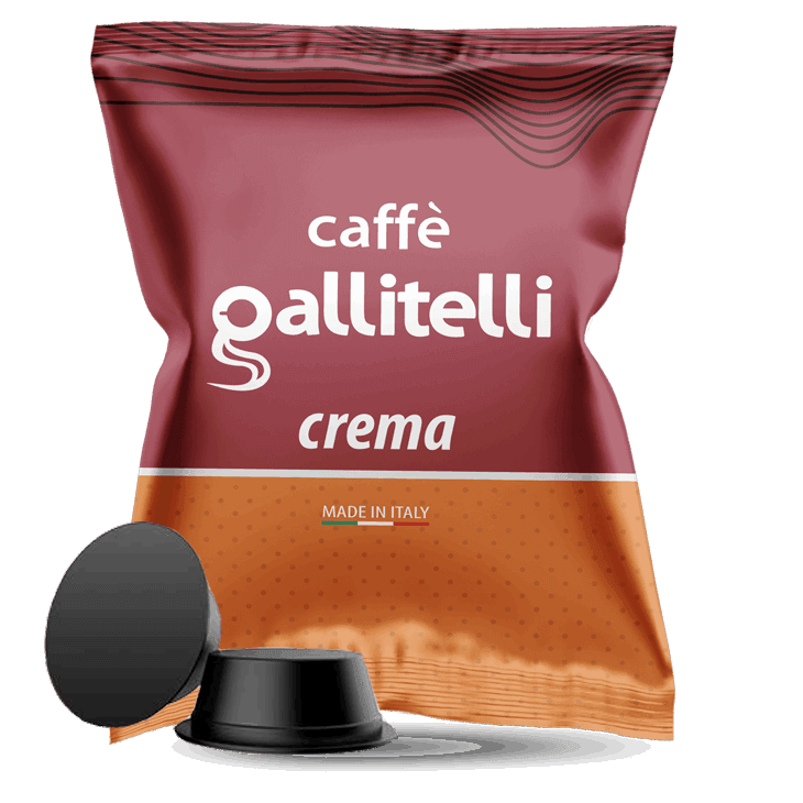 100 Capsule Compatibili Lavazza A Modo Mio – Caffè Gallitelli Miscela Crema