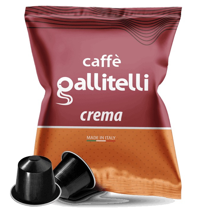 100 Capsule Compatibili Nespresso – Caffè Gallitelli Miscela Crema