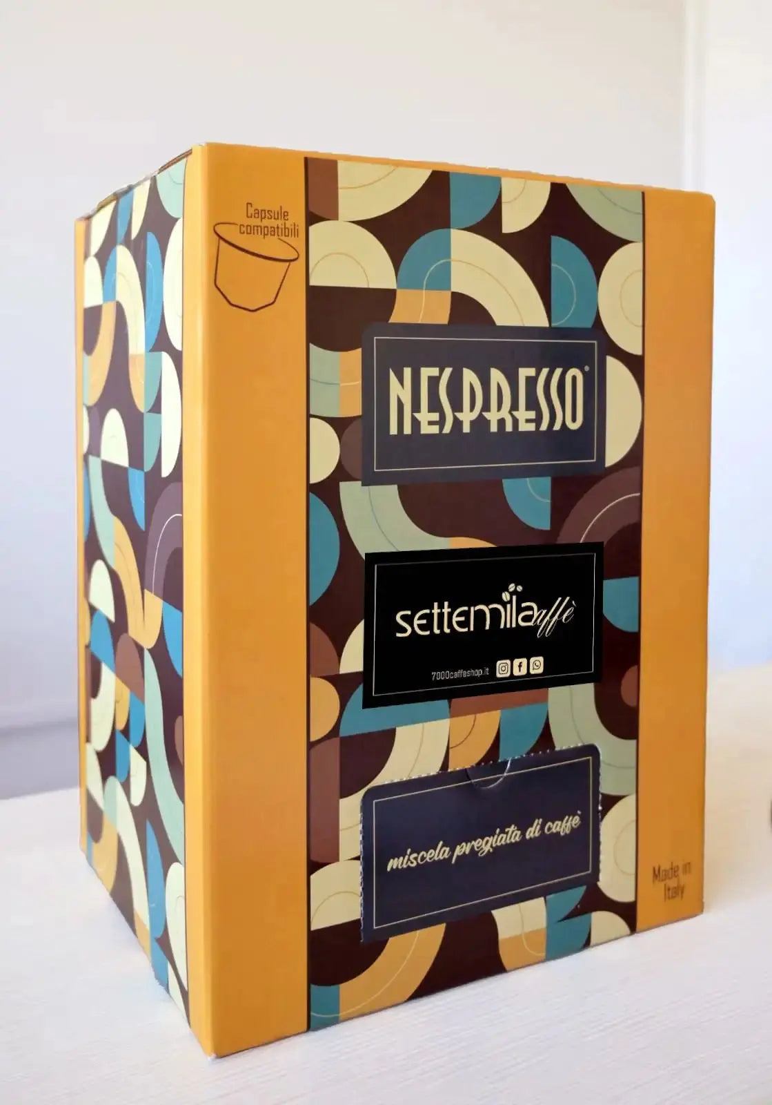 100 Capsule Nespresso – 7000caffè Crema - 7000 Caffè