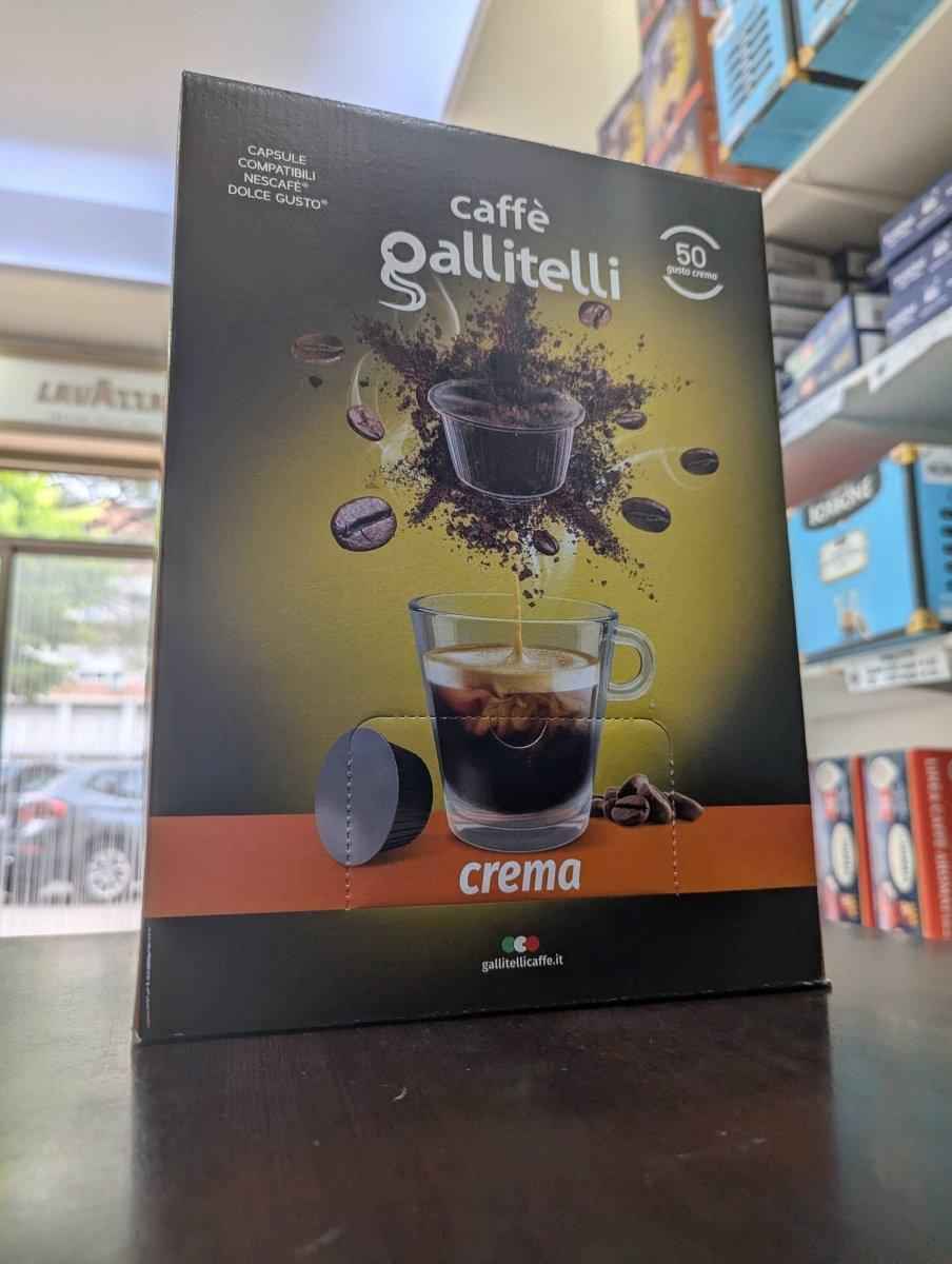 Capsule caffè Dolce Gusto Miscela Crema Gallitelli espresso cremoso intenso