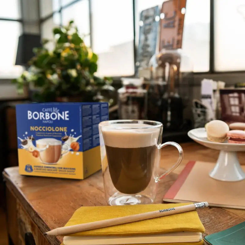16 Capsule Borbone NOCCIOLONE – Compatibili Dolce Gusto - 7000 Caffè