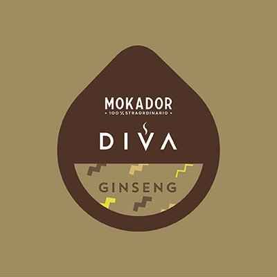 Capsule Ginseng Mokador Diva (25 Pezzi)