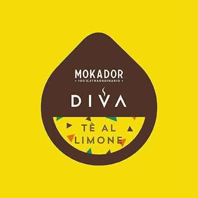 Capsule Tè al Limone Mokador Diva – Bevanda Solubile (25 Pezzi)
