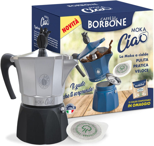 Moka Ciao - La moka a Cialde di Caffè Borbone