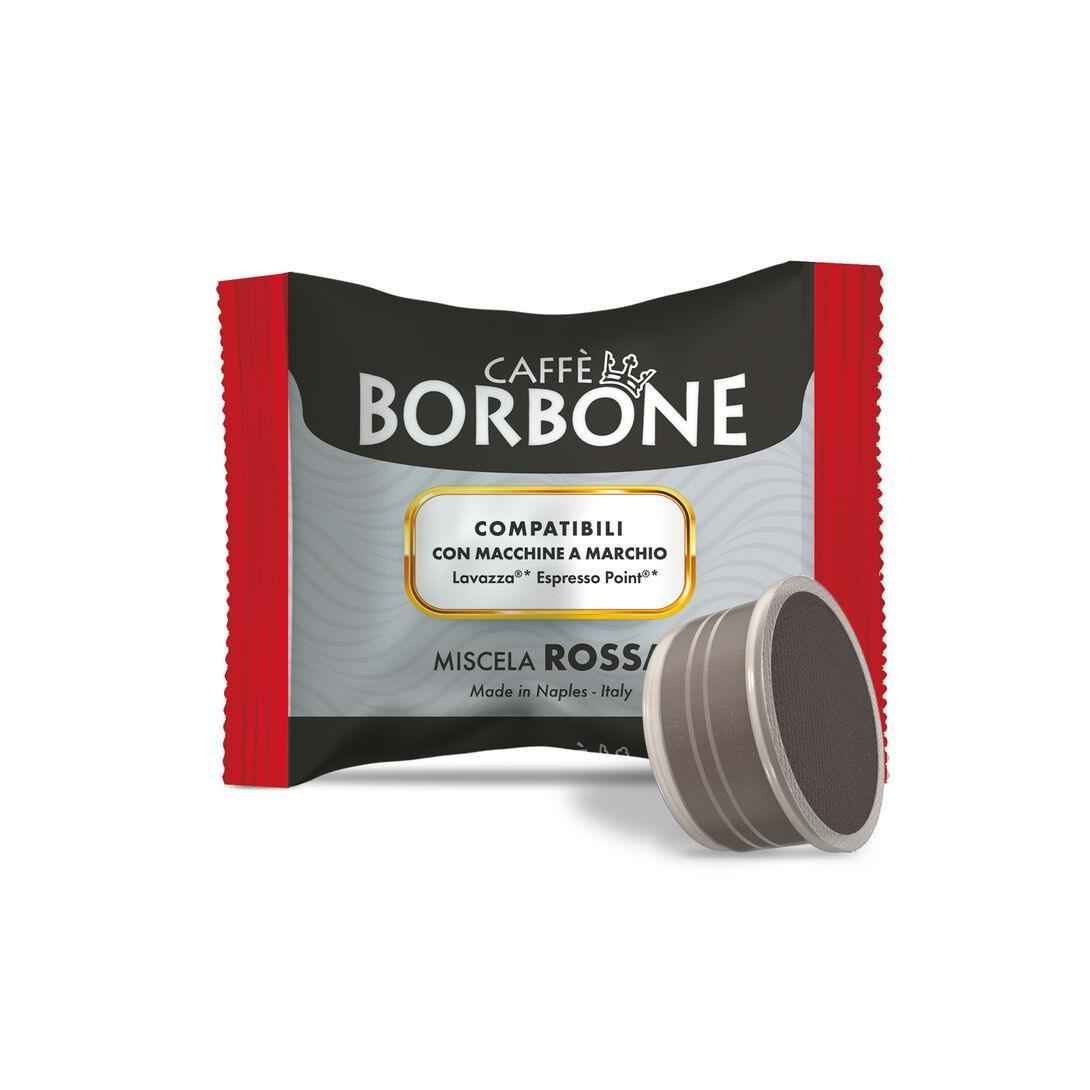 100 Capsule Borbone Compatibili Lavazza Point Miscela ROSSA