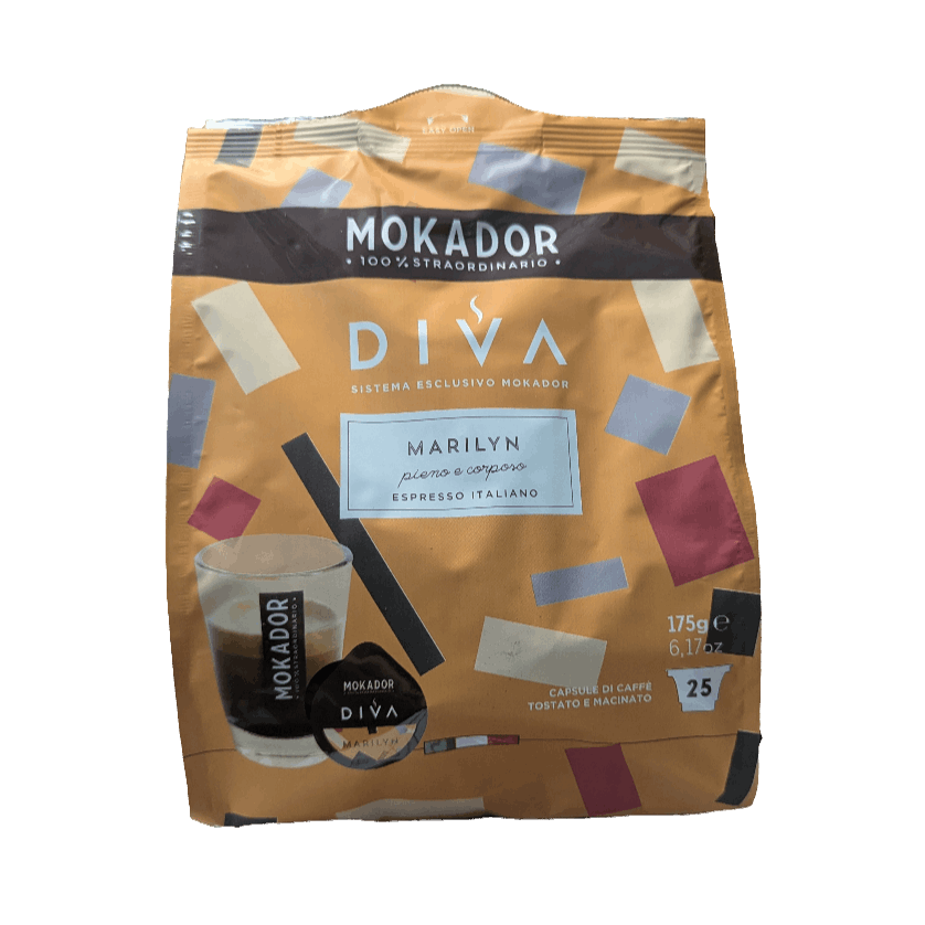 100 Capsule MARILYN sistema Mokador DIVA - Capsule Diva