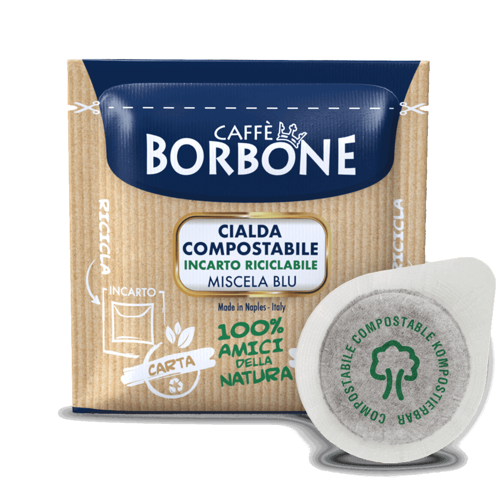 150 Cialde ESE 44 mm Caffè Borbone Miscela BLU