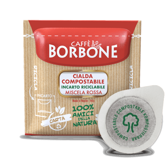 150 Cialde ESE 44 mm Caffè Borbone Miscela ROSSA - 7000 Caffè 