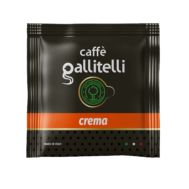 150 Cialde ESE 44mm – Caffè Gallitelli Miscela Crema