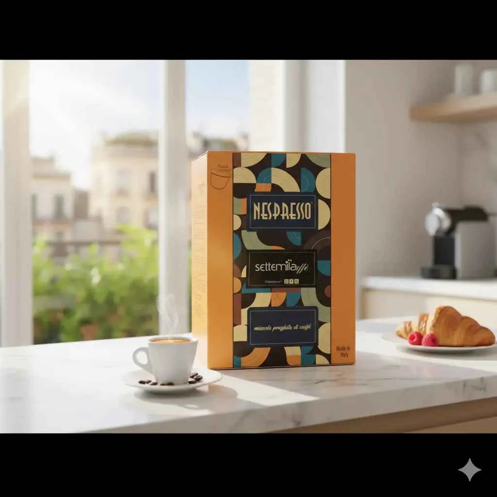 Capsule Compatibili Nespresso® 7000 Caffè Crema: 100 Pezzi di Autentico Espresso Italiano