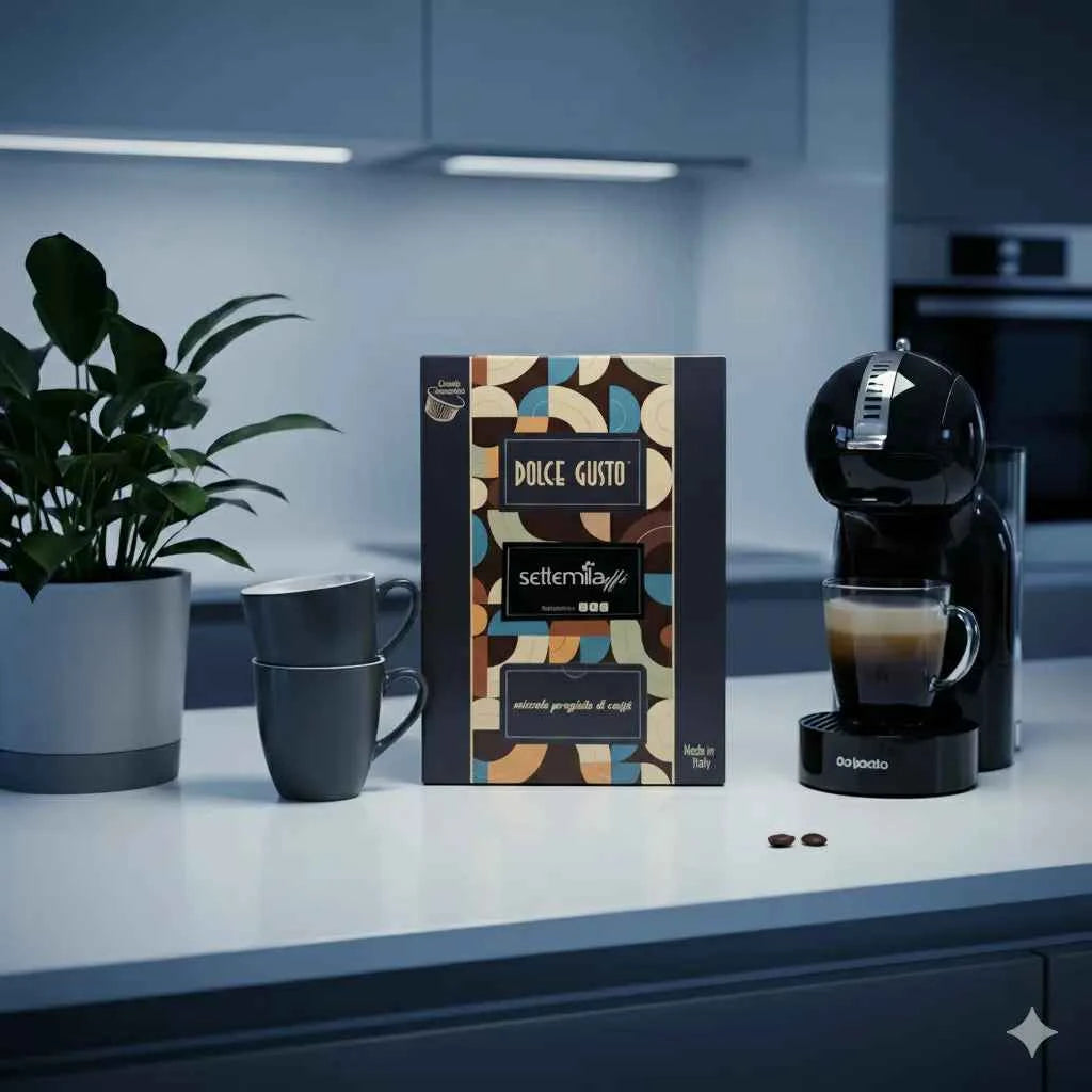 Capsule Compatibili Dolce Gusto 7000 Caffè Crema: 50 Pezzi di Autentico Espresso Italiano