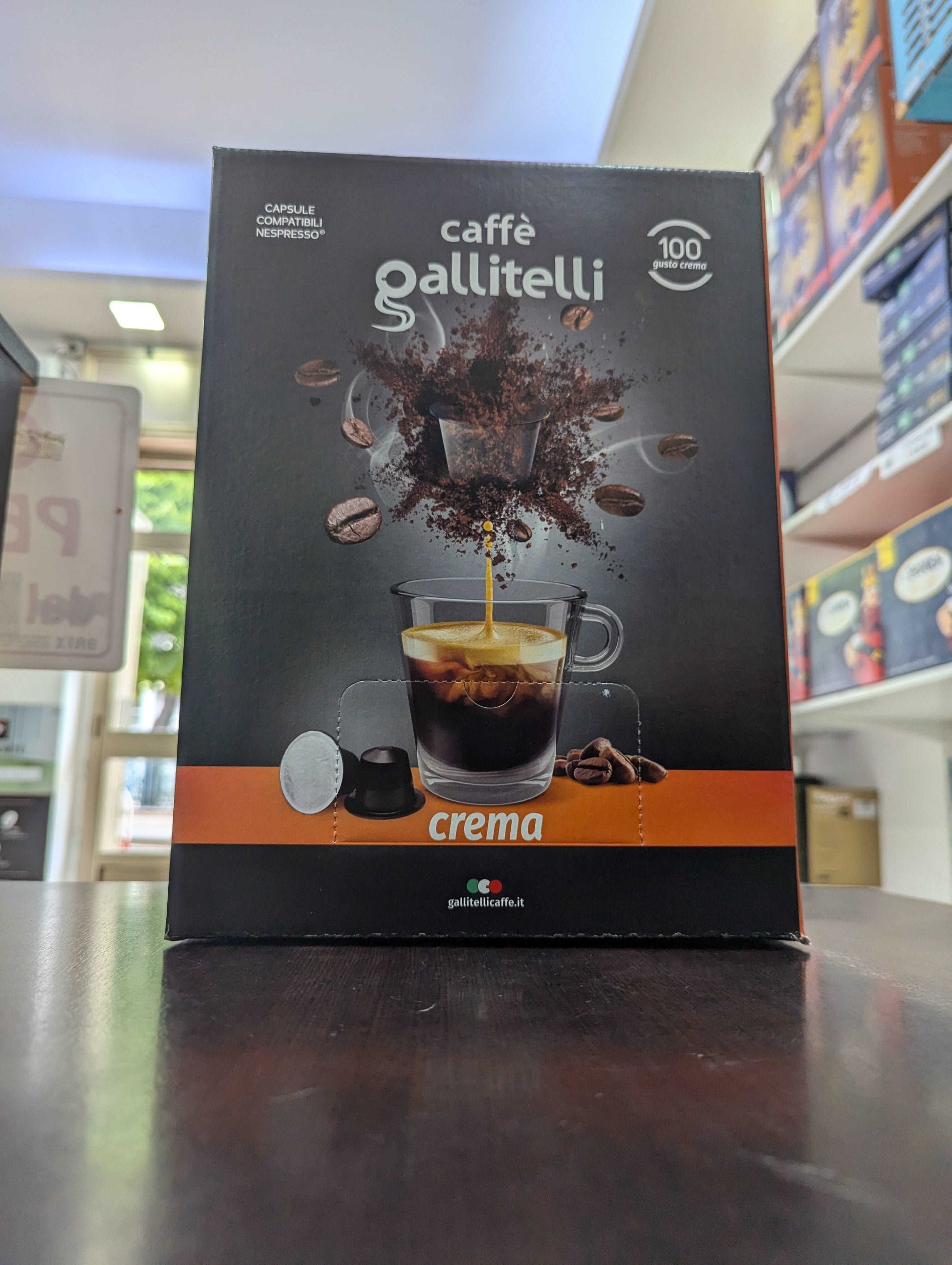 Caffè Gallitelli compatibile Nespresso miscela crema 