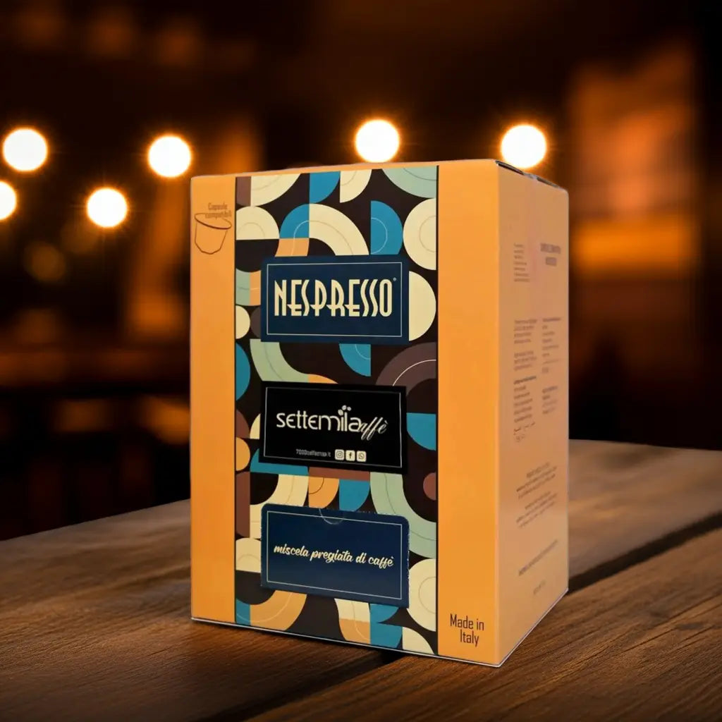 confezione da 100 capsule compatibili nespresso 7000 caffè crema