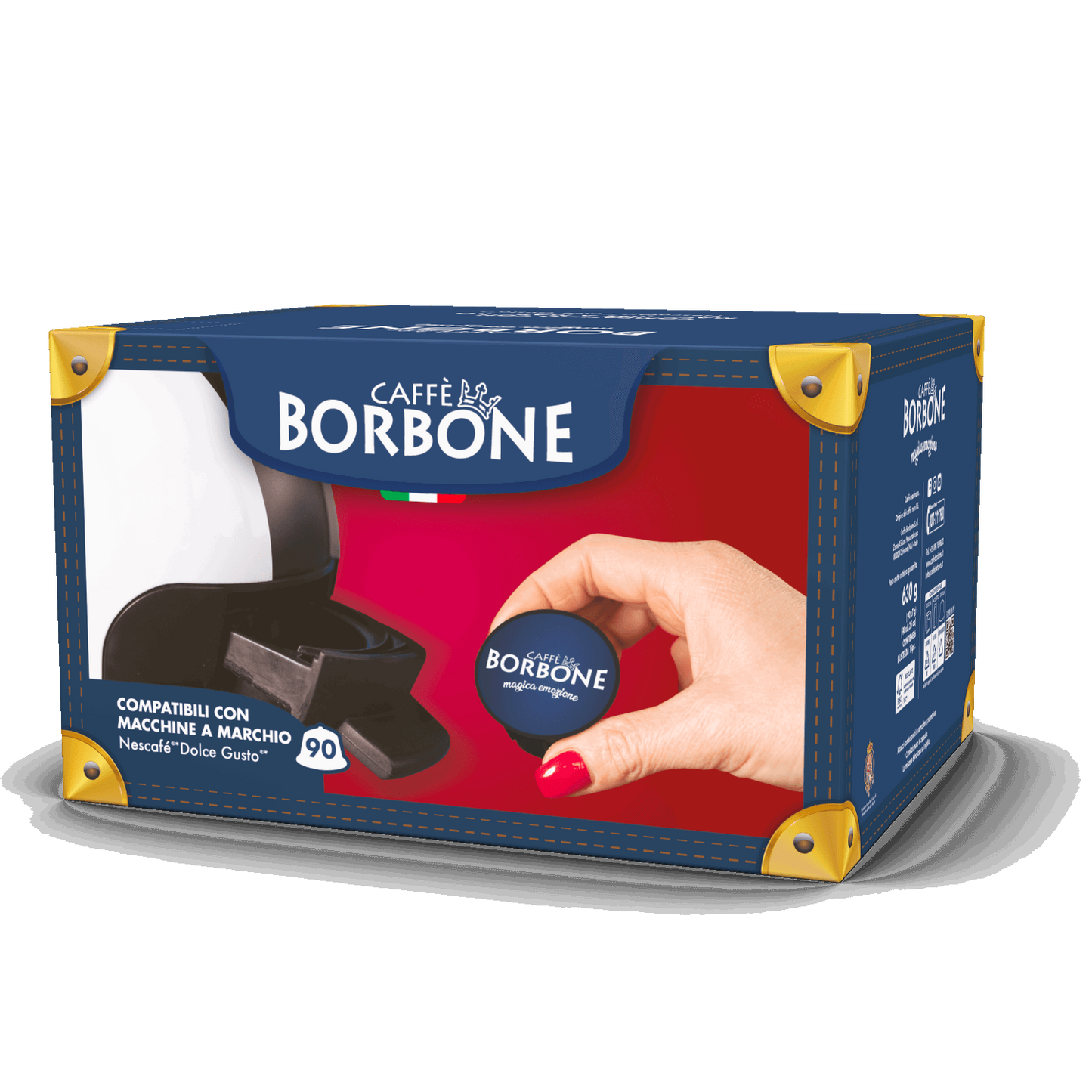 90 Capsule Borbone Compatibili con macchine da caffè Nescafè®* Dolce Gusto®* Miscela BLU - 7000 Caffè 