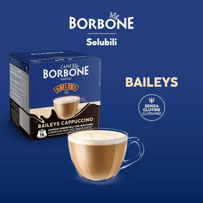 16 Capsule Borbone BAILEYS (cappuccino) – Compatibili Dolce Gusto - 7000 Caffè
