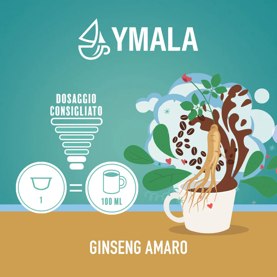 16 Capsule Ginseng Amaro Yamala Compatibili Dolce Gusto