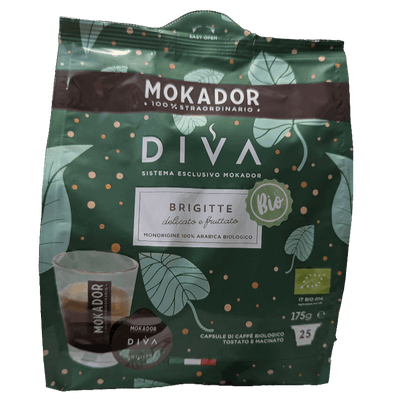 100 Capsule BRIGITTE sistema Mokador DIVA - 7000 Caffè 