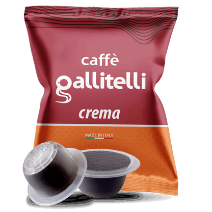 100 Capsule Compatibili Bialetti Caffè Gallitelli miscela Crema - 7000 Caffè 