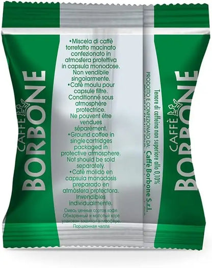 100 Capsule Caffè Borbone Compatibili  Nespresso®* Miscela DEK (decaffeinato) - 7000 Caffè