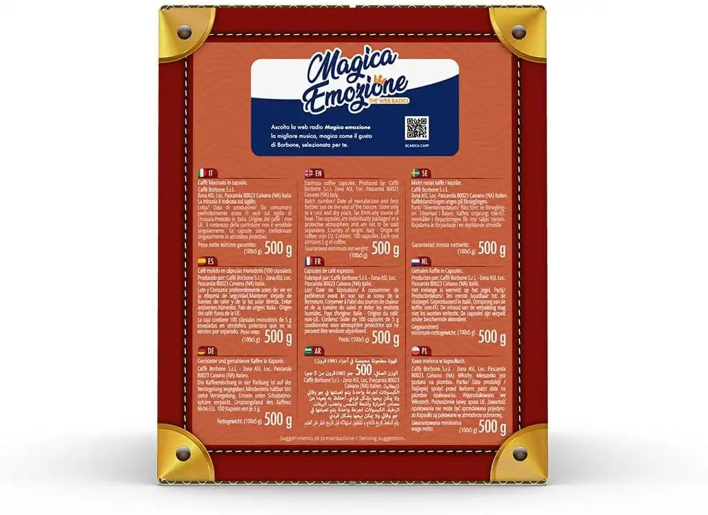 100 Capsule Caffè Borbone Compatibili  Nespresso®* Miscela DEK (decaffeinato) - 7000 Caffè