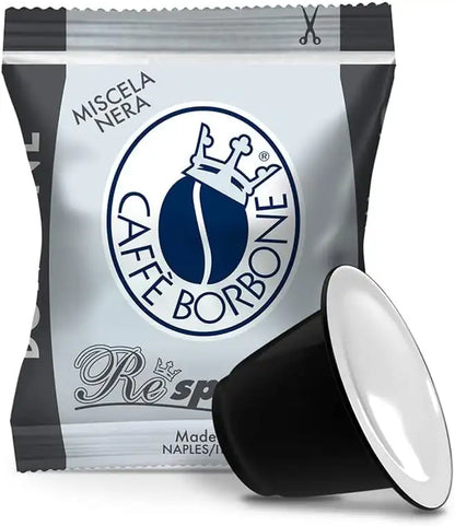 100 Capsule Caffè Borbone Compatibili  Nespresso®* Miscela NERA - 7000 Caffè