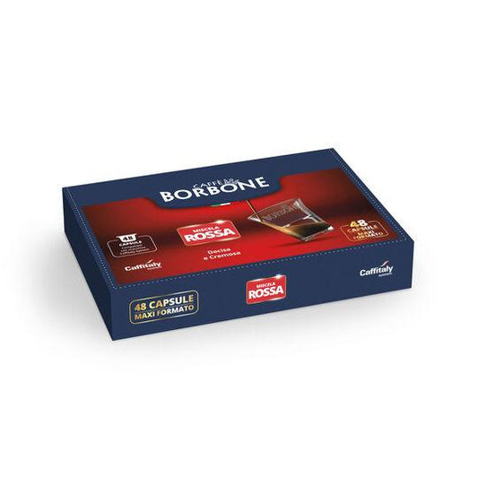 48 Capsule Caffitaly®* - Miscela ROSSA Caffè Borbone - 7000 Caffè 