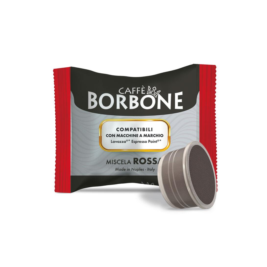 100 Capsule Borbone Compatibili Lavazza Point Miscela ROSSA - 7000 Caffè 