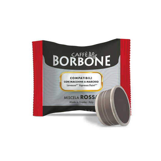 100 Capsule Borbone Compatibili Lavazza Point Miscela ROSSA - 7000 Caffè 