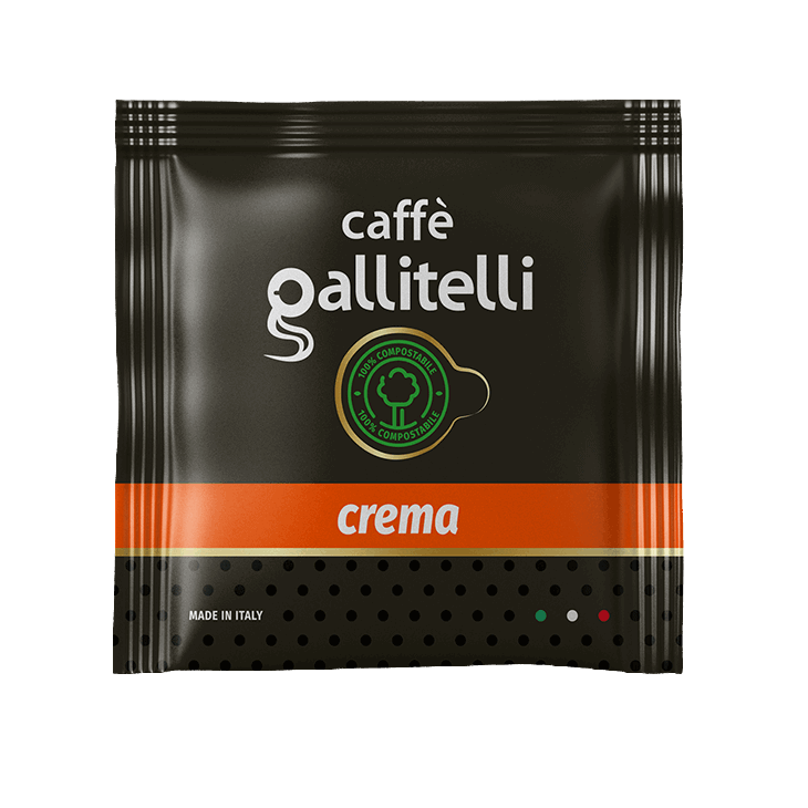 150 Cialde ESE 44mm Caffè Gallitelli miscela Crema - 7000 Caffè 