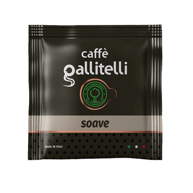 150 Cialde ESE 44mm Caffè Gallitelli miscela Soave - 7000 Caffè 