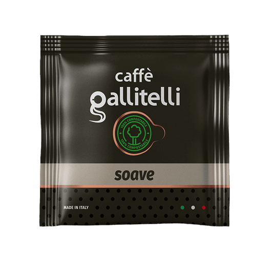 150 Cialde ESE 44mm Caffè Gallitelli miscela Soave - 7000 Caffè 