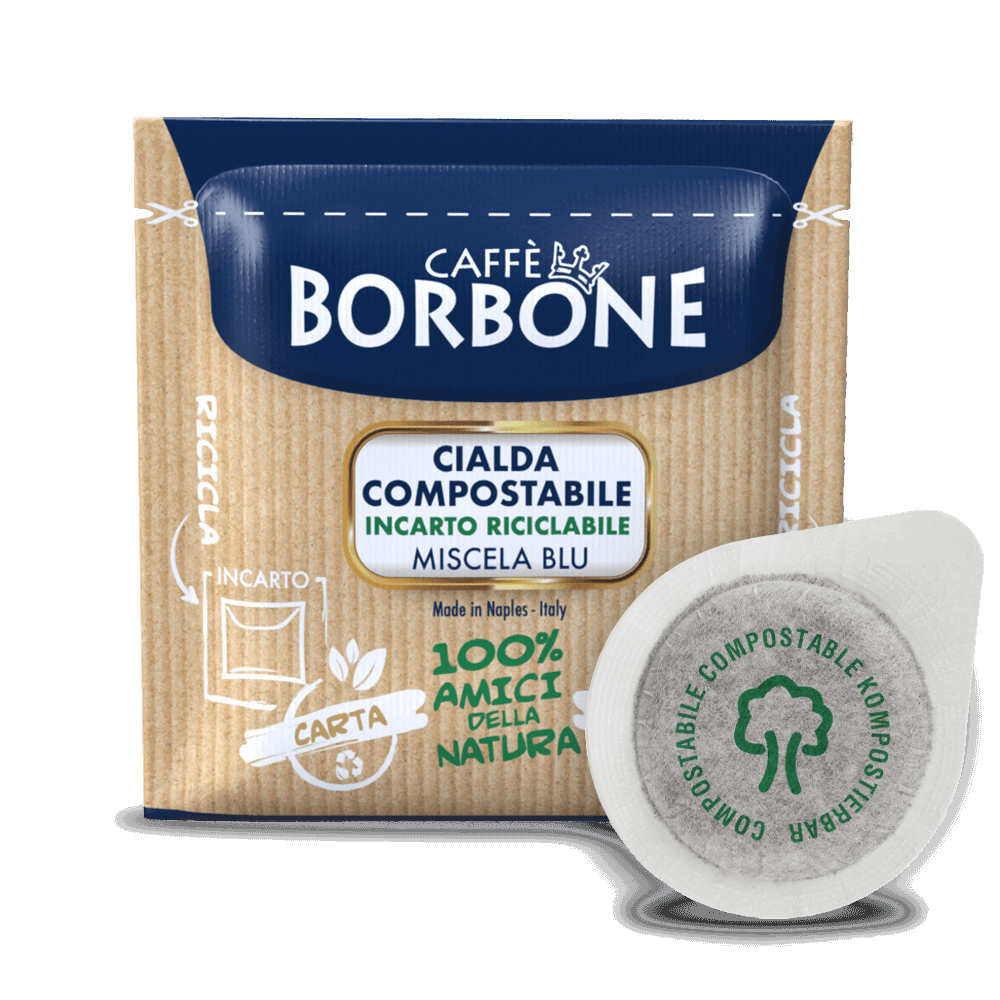 150 Cialde ESE 44 mm Caffè Borbone Miscela BLU - 7000 Caffè 