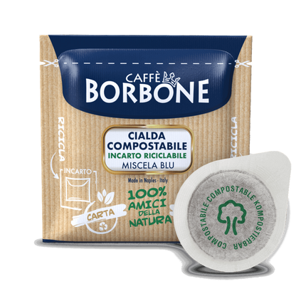 150 Cialde ESE 44 mm Caffè Borbone Miscela BLU - 7000 Caffè 