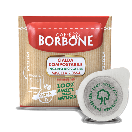 150 Cialde ESE 44 mm Caffè Borbone Miscela ROSSA - 7000 Caffè 