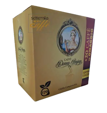 150 Cialde Donna Regina ESE 44mm + 20 Omaggio – Forte Napoletano - 7000 Caffè