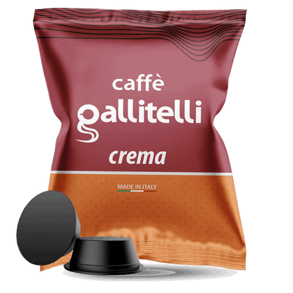 100 Capsule Compatibili Lavazza a Modo Mio Caffè Gallitelli miscela Crema - 7000 Caffè 