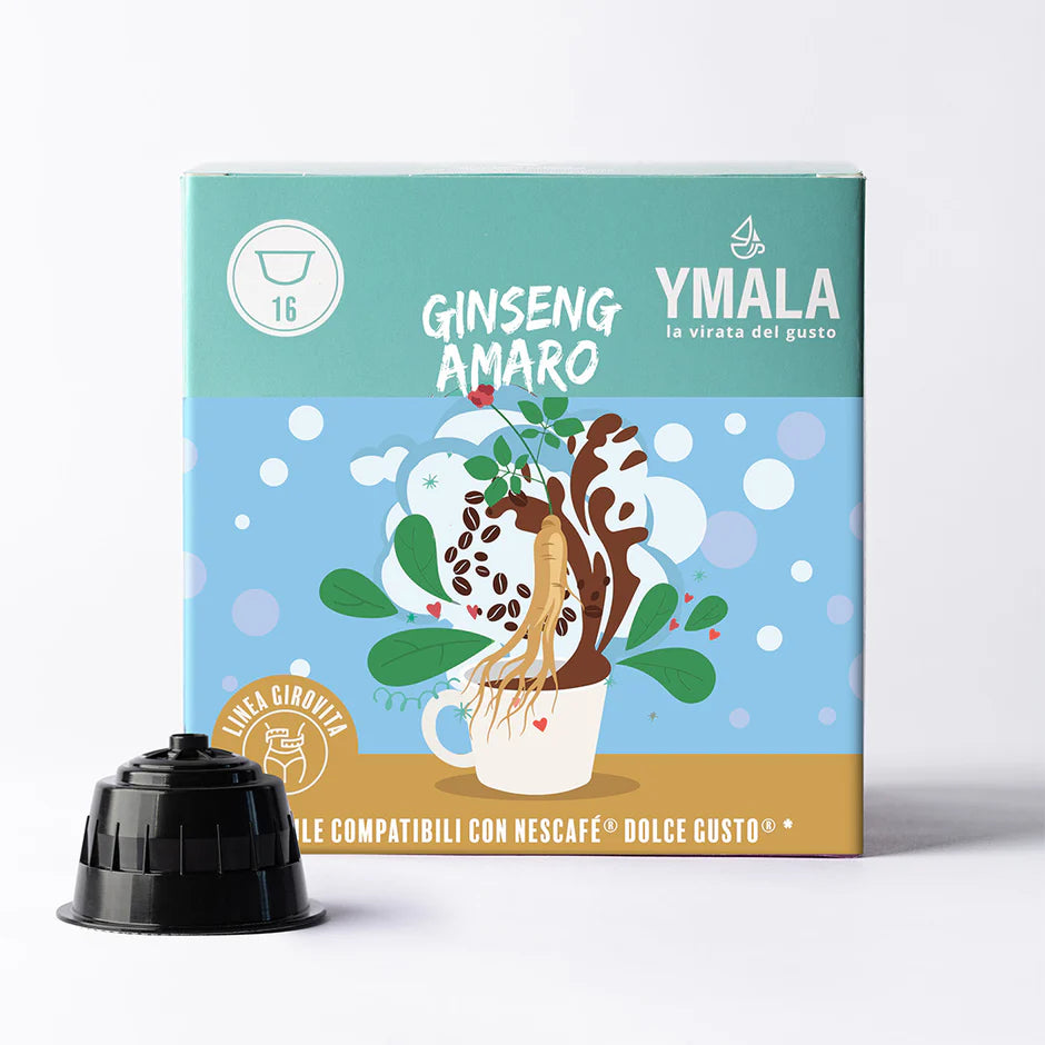 16 Capsule Ginseng Amaro Yamala Compatibili Dolce Gusto