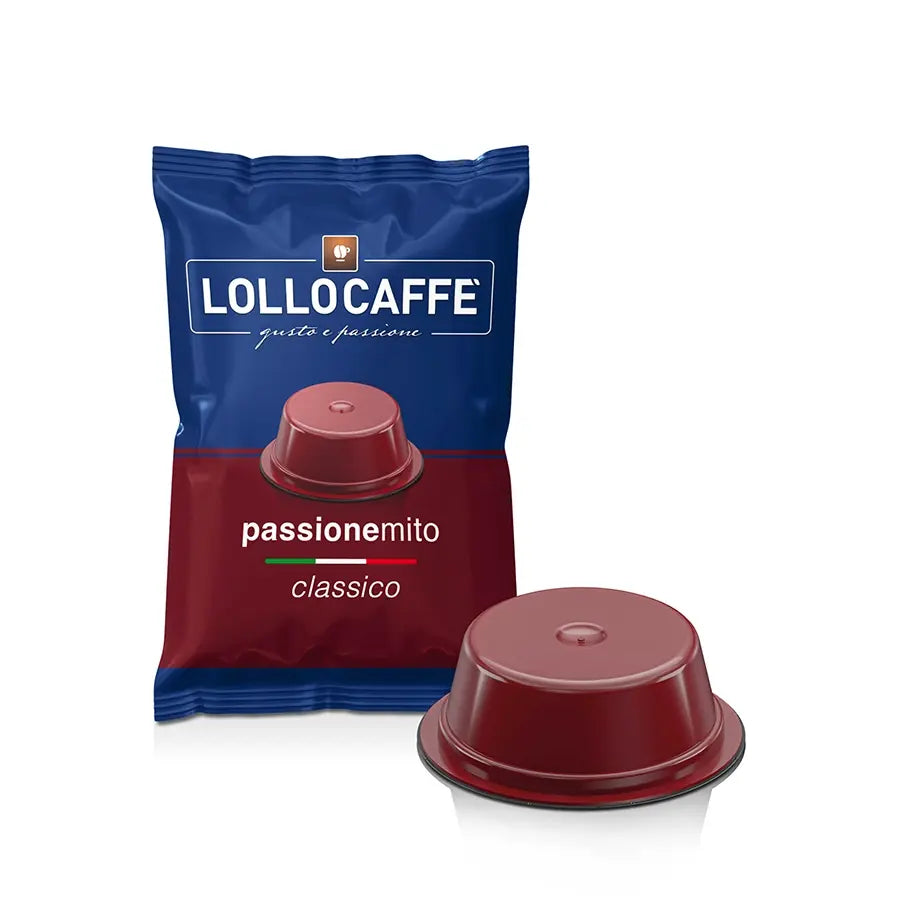 100 Capsule Lollo Caffè Classico Passione Mito – Compatibili Lavazza A Modo Mio
