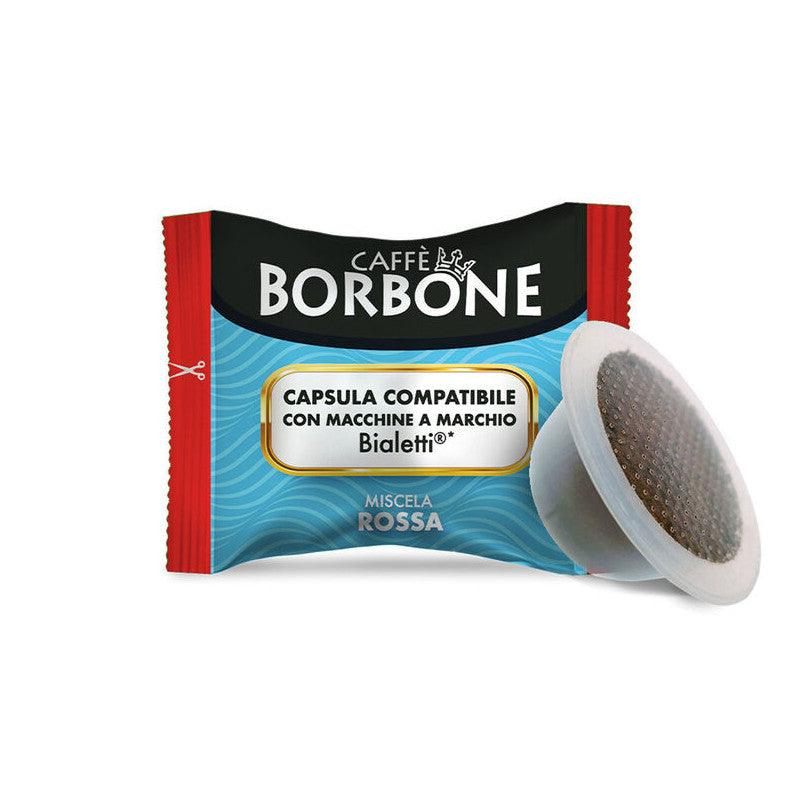 100 Capsule Bialetti®* - Miscela ROSSA Caffè Borbone - 7000 Caffè 