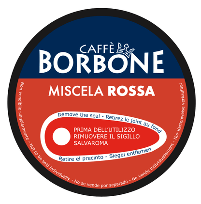 90 Capsule Borbone Compatibili con macchine da caffè Nescafè®* Dolce Gusto®* Miscela ROSSA - 7000 Caffè 