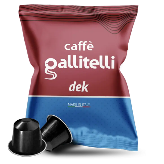 100 Capsule Gallitelli Dek compatibile Nespresso® - 7000 Caffè