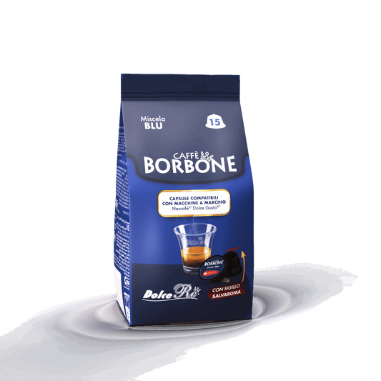 90 Capsule Borbone Compatibili con macchine da caffè Nescafè®* Dolce Gusto®* Miscela BLU - 7000 Caffè 